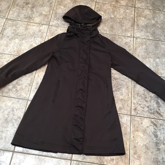 Athleta Jackets & Coats Athleta Long Hooded Jacket Poshmark